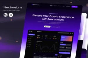 Mua Nextronium - Crypto SaaS Elementor Template Kit giá rẻ