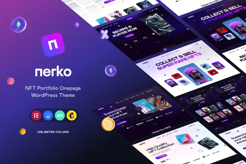 Mua NFT Portfolio WordPress Theme giá rẻ