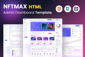 Mua NFTMAX - Bootstrap 5 Admin Templates giá rẻ