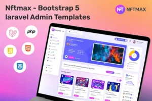 Mua Nftmax - Bootstrap 5 laravel Admin Templates giá rẻ