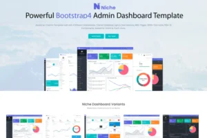 Mua Niche - Bootstrap 4 Dashboard and Admin Template giá rẻ