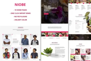 Mua Niobe - Spa & Salon WordPress Theme giá rẻ