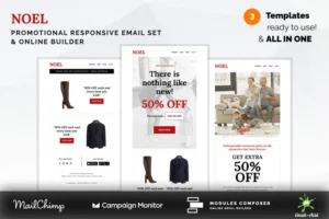 Mua Noel - Promotional Email Templates Set giá rẻ