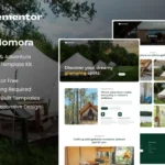 Nomora – Glamping & Adventure Elementor Template Kit