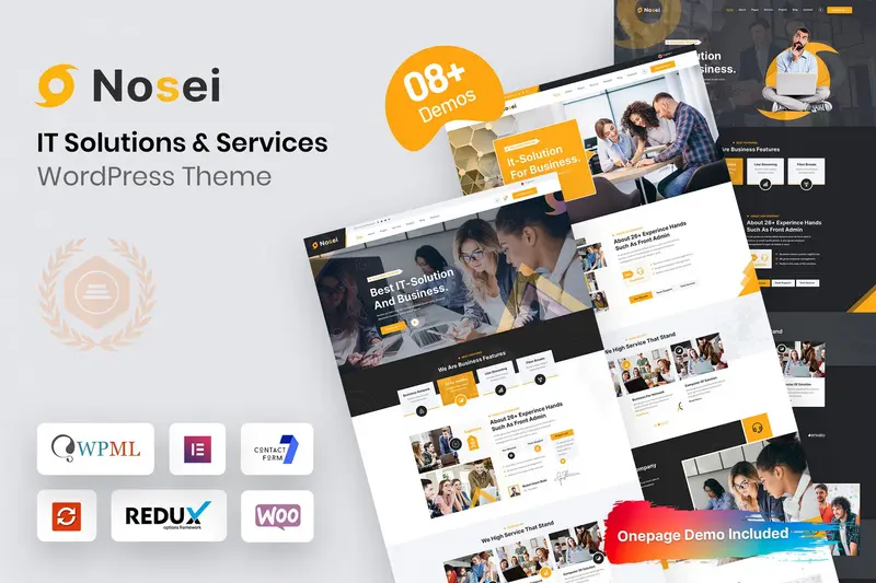 Mua Nosei - IT Solutions & Services WordPress Theme giá rẻ