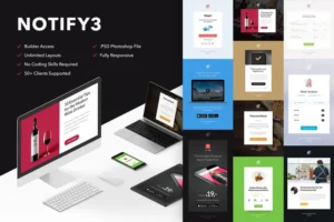 Mua Notify3 - 10 Emails + Themebuilder Access giá rẻ