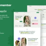 Nouriv – Nutrition Coach & Nutritionist Elementor Template Kit