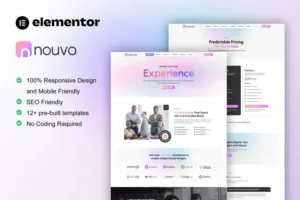 Mua Nouvo - Digital Marketing Agency Elementor Pro Template Kit giá rẻ