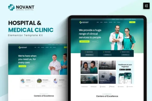 Mua Novant - Hospital And Medical Clinic Elementor Template Kit giá rẻ
