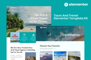 Mua Ntarah - Tours & Travel Elementor Template Kit giá rẻ