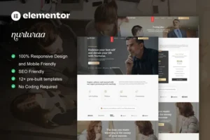 Mua Nurturaa - Life Coach & Motivator Elementor Pro Template Kit giá rẻ