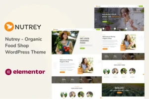 Mua Nutrey - Organic Food Shop WordPress Theme giá rẻ