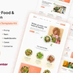 Nutri Food – Healthy Food & Nutrition Elementor Pro Template Kit