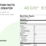 Nutrition Facts Label Creator (Elementor Addon)