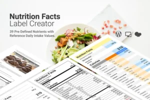 Mua Nutrition Facts Label Creator for WPBakery giá rẻ