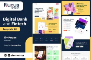 Mua Nuxus - Online Payment Gateway Elementor Template Kit giá rẻ