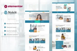 Mua Nyicit - Language Course & Learning Center Elementor Template kit giá rẻ