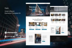 Mua Oasis - Hotel & Resort Elementor Template Kit giá rẻ