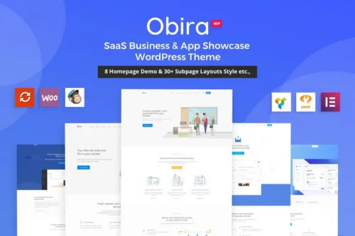 Mua Obira - SaaS Business & App Showcase Theme giá rẻ