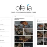 Ofelia – Travel Personal WordPress Blog Theme
