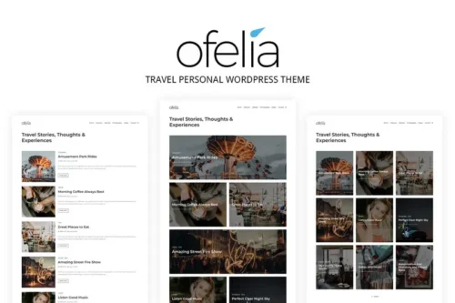 Mua Ofelia - Travel Personal WordPress Blog Theme giá rẻ