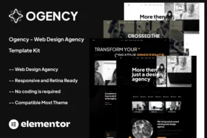 Mua Ogency - Web Design Agency Template Kit giá rẻ