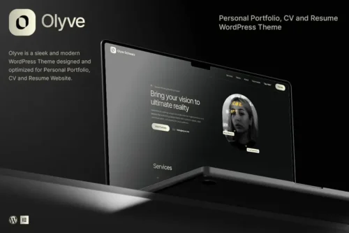 Mua Olyve - Personal Portfolio WordPress Theme giá rẻ