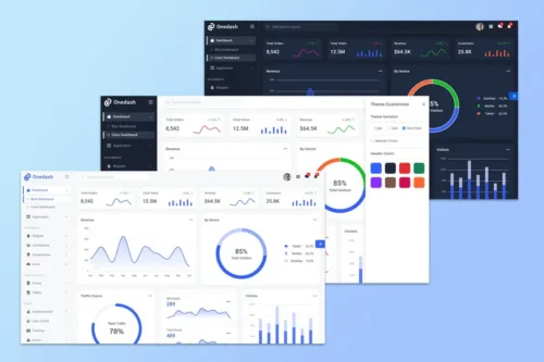 Mua Onedash - Bootstrap 5 Admin Template giá rẻ