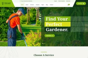 Mua OnLand - Gardening WordPress Theme giá rẻ