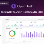 OpenDash – Tailwind CSS 3 Admin Layout & UI Kit
