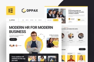 Mua Oppax - HR Solutions Elementor Template Kit giá rẻ