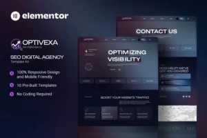 Mua Optivexa - SEO Digital Agency Elementor Template Kit giá rẻ