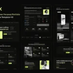 Oranx – Product Designer Personal Portfolio Elementor Template Kit