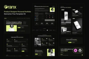 Mua Oranx - Product Designer Personal Portfolio Elementor Template Kit giá rẻ