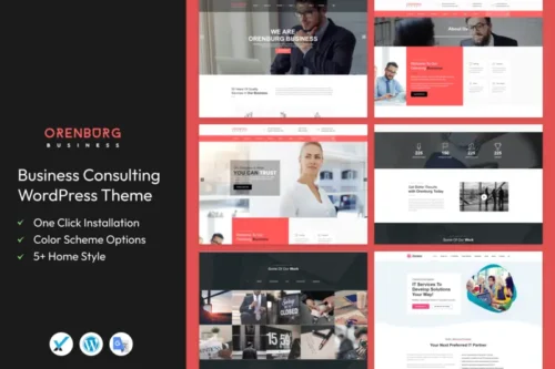 Mua Orenburg - Business Consulting WordPress Theme giá rẻ