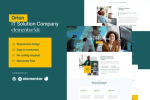 Mua Orion - IT Solution & Service Elementor Template Kit giá rẻ