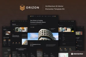 Mua Orizon - Architecture & Interior Design Elementor Template Kit giá rẻ