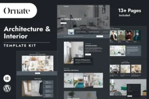 Mua Ornate - Architecture & Interior Design Elementor Template Kit giá rẻ