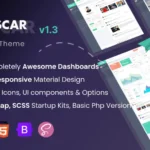 Oscar – HTML Bootstrap 4 Admin Template
