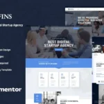 Osfins – Digital Startup Agency Elementor Template Kit