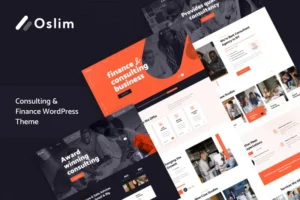 Mua Oslim - Consulting & Finance WordPress Theme giá rẻ