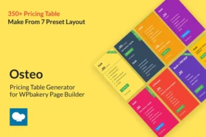 Mua Osteo - Pricing Table for WPbakery Page Builder giá rẻ