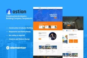 Mua Ostion - Construction & Industry Building Company Template Kit giá rẻ