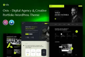Mua Ovix - Digital Agency & Portfolio WordPress Theme giá rẻ