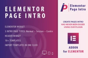 Mua Page Intro for Elementor WordPress Plugin giá rẻ