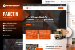 Mua Paketin - Cargo and Logistics Elementor Template Kit giá rẻ