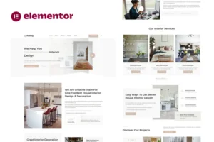 Mua Pamily - House Interior Design Elementor Template Kit giá rẻ