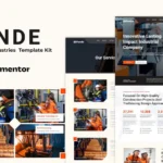 Pande – Factory & Industrial Elementor Template Kit