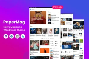 Mua PaperMag - News Magazine WordPress Theme giá rẻ
