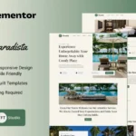 Paradista – Luxurious Accommodation Elementor Template Kit